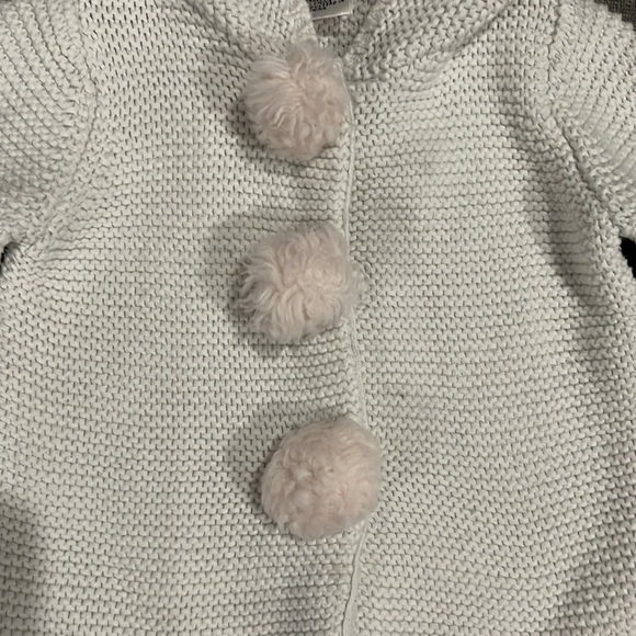 Max Studio Knit Sweater with Bunny Rabbit Ears Hoodie Long Sleeve Easter - Picture 5 of 9